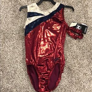 NWT GK leotard size AS